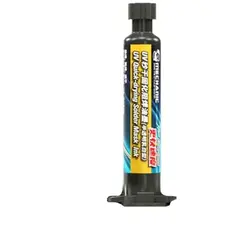 MR1_125610 Паяльна маска mechanic з уф-затвердінням su3 (біла 10ml) MECHANIC