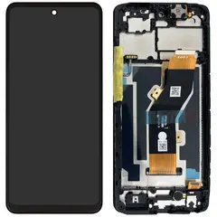MR1_125662 Дисплей tecno spark 20c у зборі з frame чорний original (oem) TECNO