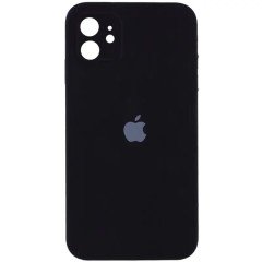 MR3_116687 Чехол silicone case для iphone 11 (18), черный (квадратный) square side SILICONE CASE