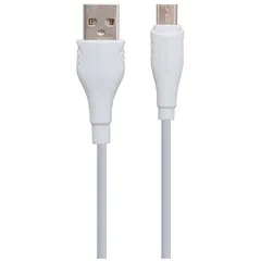 MR1_126939 Кабель usb type-c borofone bx-18 (1 m, 3a) білий BOROFONE