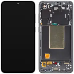 MR1_126947 Дисплей samsung galaxy s24 fe sm-s721 (prc), сервісний оригінал з frame graphite SAMSUNG