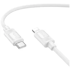 MR1_127448 Кабель type-c lightning hoco x122 benefit silicone type-c білий HOCO
