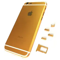 MR1_37931 Задня кришка (скло) для iphone 6 (4.7) жовтий PRC
