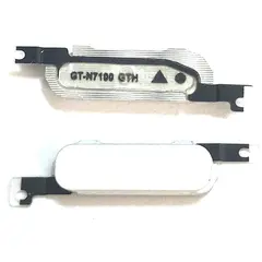 MR1_39510 Кнопка центральна для samsung n7100 білий PRC