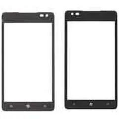MR1_41368 Скло дисплея для переклеювання nokia lumia 900 чорний (для переклеювання, rm-823) PRC