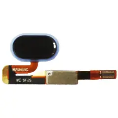 MR1_47748 Шлейф meizu mx6 pro центральна кнопка (home) чорний PRC