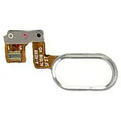 MR1_80271 Шлейф meizu m3 note l681 14pin центральна кнопка (home) білий PRC