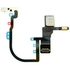 MR1_80306 Шлейф з кнопкою включення, спалахом та мікрофоном для iphone xs max power (6.5) PRC