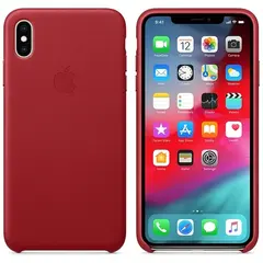 MR1_80842 Чохол (silicone case) для iphone xs max original червоний PRC