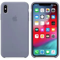 MR1_80848 Чохол (silicone case) для iphone xs max original lavender сірий PRC