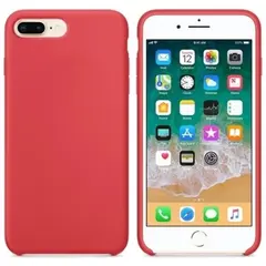 MR1_80987 Чохол (silicone case) для iphone 7 plus, iphone 8 plus original burgundy червоний PRC