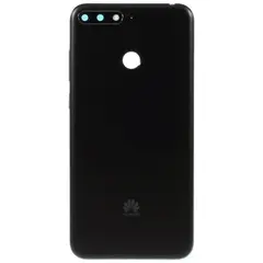 MR1_81192 Задня частина корпусу для huawei y6 prime (2018), (atu-l21) чорний (з склом камери) PRC