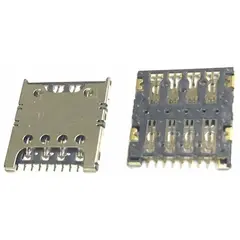MR1_81268 Конектор sim для samsung g355, g360, g361, g900, j100, sm-j200 sim PRC