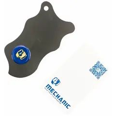 MR1_81499 Лопатка, медіатор mechanic x9 ultra-thin 0.1 mm (металевий) MECHANIC