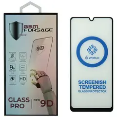 MR1_81753 Захисне скло premium tempered glass для samsung galaxy a31 sm-a315 чорний PRC