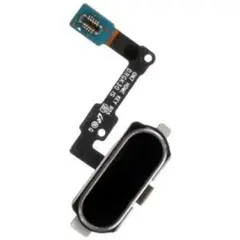 MR1_81871 Шлейф samsung j5 prime sm-g570, j7 prime sm-g610 центральна кнопка чорний PRC