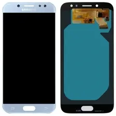 MR1_82168 Дисплей для samsung galaxy j7 (2017) sm-j730 oled синій (сріблястий) PRC