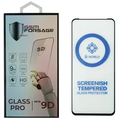 MR1_82373 Захисне скло premium tempered glass для oppo a52, a72, a92, realme 6 чорний PRC