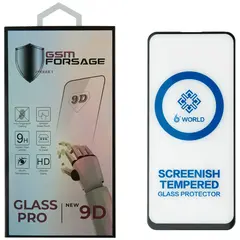 MR1_82385 Захисне скло premium tempered glass для redmi note 10, note 11, note 11s (6.43) чорний PRC