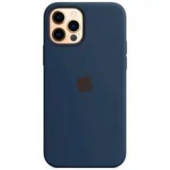 MR1_82433 Чохол (sillicon case) для iphone 12 pro max з magsafe and splash deep navy PRC