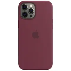 MR1_82439 Чохол (sillicon case) для iphone 12 pro max з magsafe and splash plum PRC
