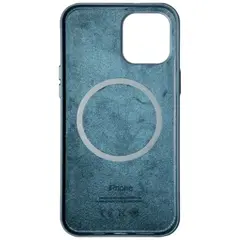 MR1_82506 Чохол (leather case) для iphone 12 pro max з magsafe baltic синій PRC