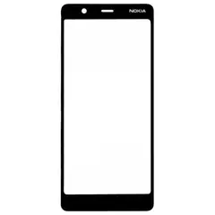 MR1_83324 Скло дисплея для переклеювання nokia 5.1 чорний PRC