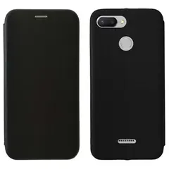 ЧОХОЛ-КНИЖКА LEVEL ДЛЯ REDMI 6, ЧОРНИЙ