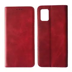 ЧОХОЛ-КНИЖКА BLACK TPU MAGNET ДЛЯ SAMSUNG A02S (A025) ЧЕРВОНИЙ