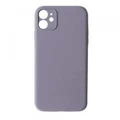 ЧОХОЛ SILICONE CASE FULL CAMERA COPY ДЛЯ IPHONE 11 (46) LAVANDER, СІРИЙ