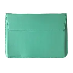 ЧОХОЛ-КОНВЕРТ-ПОДСТАВКА LEATHER PU ДЛЯ MACBOOK 15.4, 16 MINT