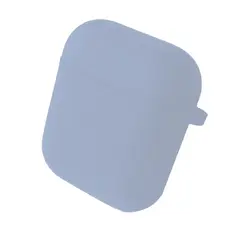 ЧОХОЛ ДЛЯ AIRPODS 1, 2 SILICONE CASE, MICROFIBER LILAC