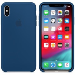 MR1_80849 Чохол silicone case для iphone xs max, оригінал синій horizon SILICONE CASE