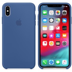 MR1_80855 Чехол silicone case для iphone xs max, оригинал delft синий SILICONE CASE