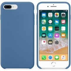 MR1_80995 Чехол silicone case для iphone 7 plus, 8 plus, оригинал demin синий SILICONE CASE