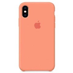 MR1_81015 Чохол silicone case для iphone x, xs, оригінал peach SILICONE CASE