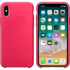 MR1_81012 Чохол silicone case для iphone x, xs, оригінал червоний raspberry SILICONE CASE