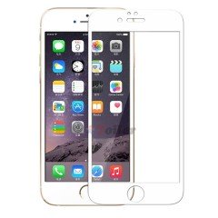 MR1_81364 Защитное стекло 5d для iphone 6 plus, 6s plus белый рамка 5d (0.26mm) PRC