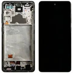 MR1_83547 Дисплей samsung galaxy a72 sm-a725, sm-a726 (prc), сервісний оригінал з frame чорний SAMSUNG