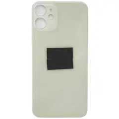 MR1_83892 Задня кришка (скло) для iphone 12 mini білий (великий виріз під камеру), op PRC