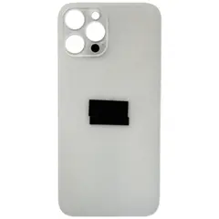 MR1_83904 Задня кришка iphone 12 pro max сріблястий (великий виріз під камеру) PRC