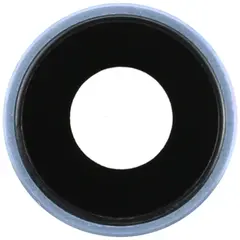 MR1_84588 Скло камери для iphone xr (з обідком) синій PRC