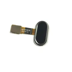 MR1_84683 Шлейф meizu m5 центральна кнопка (home) чорний PRC