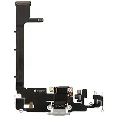 MR1_84818 Шлейф заряджання для iphone 11 pro max сріблястий, hc PRC