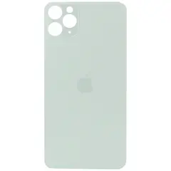 MR1_84866 Задня кришка iphone 11 pro max сріблястий (великий виріз під камеру) PRC