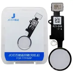 MR1_84882 Шлейф з кнопкою home (jc 6th gen. 3d press) для iphone 7, 7 plus, 8, 8 plus (4.7) білий PRC