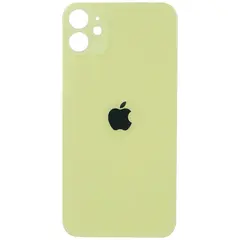MR1_84888 Задня кришка (скло) для iphone 11 жовтий (великий виріз під камеру) PRC