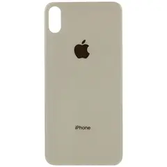 MR1_84896 Задня кришка (скло) для iphone xs max золотистий (великий виріз під камеру) PRC
