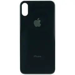 MR1_84902 Задня кришка (скло) для iphone xs сірий (великий виріз під камеру) PRC