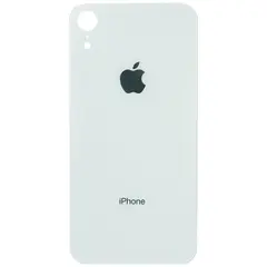 MR1_84905 Задня кришка (скло) для iphone xr білий (великий виріз під камеру) PRC